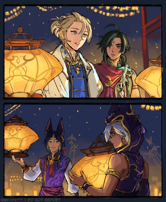 Happy Lantern Rite from my faves 🏮🎇✨

#GenshinImpact 