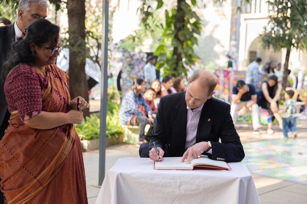 HRH The Duke of Edinburgh visited the century-old <a href="/CSMVSmumbai/">CSMVS</a> yesterday, to see the exhibits from stone age to contemporary times covering art, archaeology, natural history and restoration work.