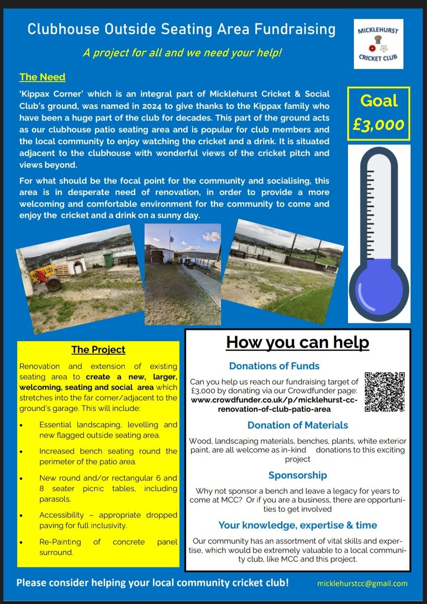 crowdfunder.co.uk/p/micklehurst-…

We need your help with out project to renovate 'Kippax Corner'

Use the link above to find our Crowdfunder page.

We thank you for any support you may be able to give!!