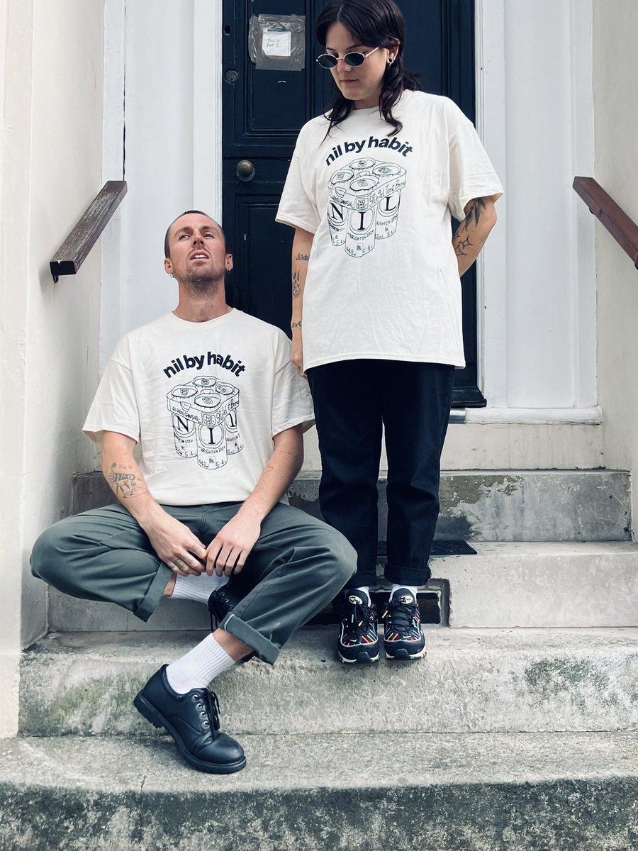 Nil_by_Habit's tweet photo. Afternoon all,

NIL Lager Tees are back in stockkkk.

Available to buy on our @bandcamp store in Medium, Large and XL. Bandcamp link can be found in our bio. 

Expertly modelled by @salfordcinderella &amp; @cursedtea.co.uk 

📸 @mo_trunk0 at @studio_reg01 https://t.co/Cut8jcXmYn