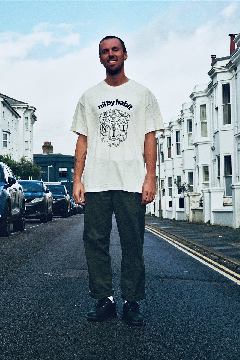 Nil_by_Habit's tweet photo. Afternoon all,

NIL Lager Tees are back in stockkkk.

Available to buy on our @bandcamp store in Medium, Large and XL. Bandcamp link can be found in our bio. 

Expertly modelled by @salfordcinderella &amp; @cursedtea.co.uk 

📸 @mo_trunk0 at @studio_reg01 https://t.co/Cut8jcXmYn