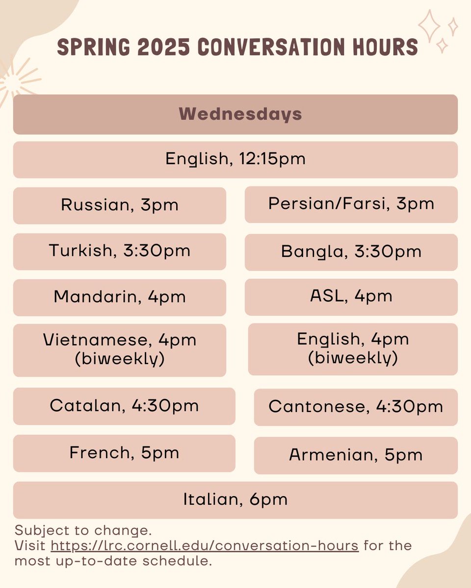 Cornell LRC tweet media