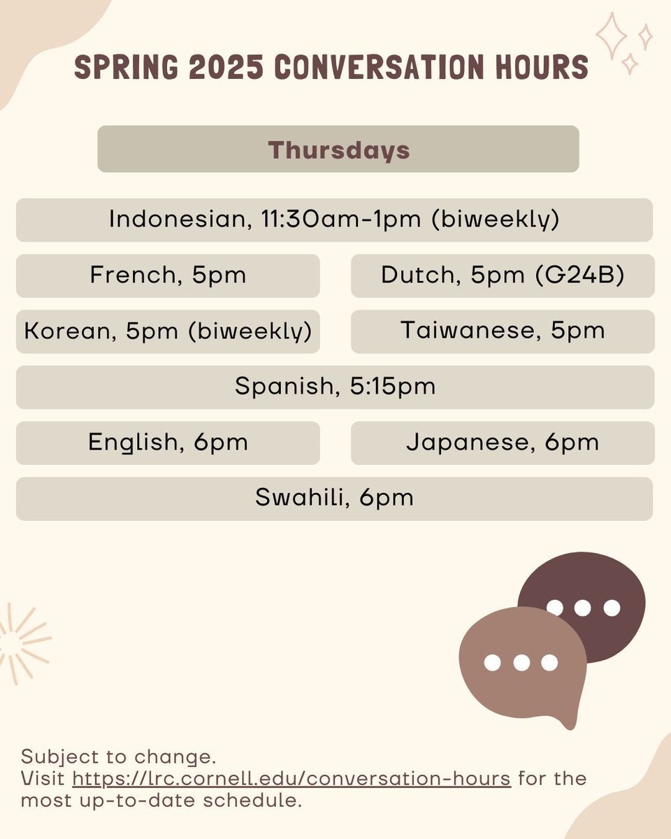 Cornell LRC tweet media