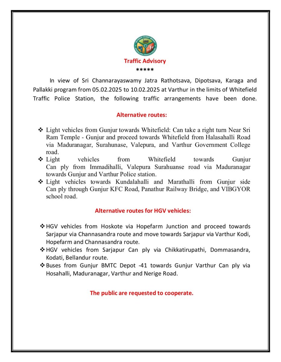 DCP Traffic East ಉಪ ಪೊಲೀಸ್ ಆಯುಕ್ತರು ಸಂಚಾರ ಪೂರ್ವ tweet media