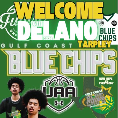 Clyde βCJβ Jackson (@bluechipsceo) on Twitter photo Gulf Coast Blue Chips 17u welcomes 6β11 Delano Tarpley to the β¦β¦<a href="/UANextBHoops/">Boys UAA</a>β© β¦<a href="/DelanoTarpley/">Delano Tarpley</a>β© β¦<a href="/ebosshoops/">Eric Bossi</a>β© β¦<a href="/TorWatts/">Tor watts</a>β© β¦<a href="/RcsSports/">Jim Hicks</a>β© β¦<a href="/bigsloan32/">Marcus Sloan</a>β© β¦<a href="/PaulBiancardi/">Paul Biancardi</a>β© β¦<a href="/BJenkins247/">Brandon Jenkins</a>β© Gulf Coast Blue Chips 17u welcomes 6β11 Delano Tarpley to the β¦β¦<a href="/UANextBHoops/">Boys UAA</a>β© β¦<a href="/DelanoTarpley/">Delano Tarpley</a>β© β¦<a href="/ebosshoops/">Eric Bossi</a>β© β¦<a href="/TorWatts/">Tor watts</a>β© β¦<a href="/RcsSports/">Jim Hicks</a>β© β¦<a href="/bigsloan32/">Marcus Sloan</a>β© β¦<a href="/PaulBiancardi/">Paul Biancardi</a>β© β¦<a href="/BJenkins247/">Brandon Jenkins</a>β©