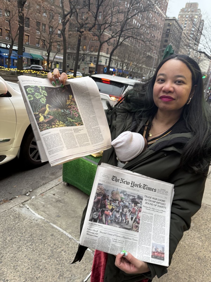 taoleighgoffe's tweet photo. Iβm SUNDAY NEW YORK TIMES official!! A thrill to be read and understood. #DarkLaboratory Feels like seeing my name in lights. Ran to the news stand with Dragon Baby π©΅π²to buy some hard copies yesterday. @doubledaybooks https://t.co/hSK9xWZDNz