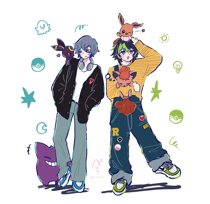 西とブイズ #ドロウイング #絵ライぞ伊波