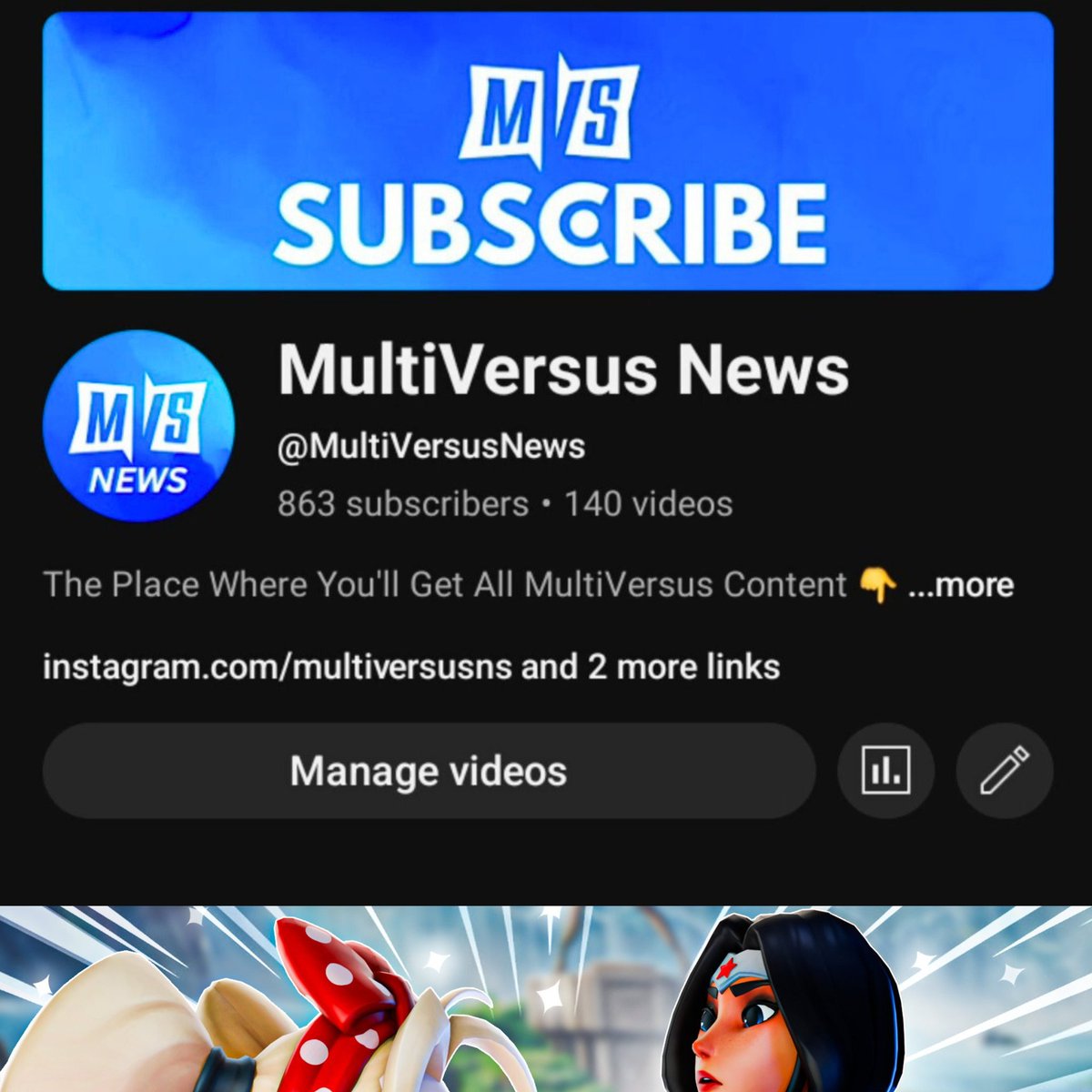 Please Go Subscribe To My YouTube Channel For More #MultiVersus Content, And Let's Get 1k subs 🙏 | #SaveMultiVersus 

CHANNEL LINK 👇
youtube.com/@multiversusne…