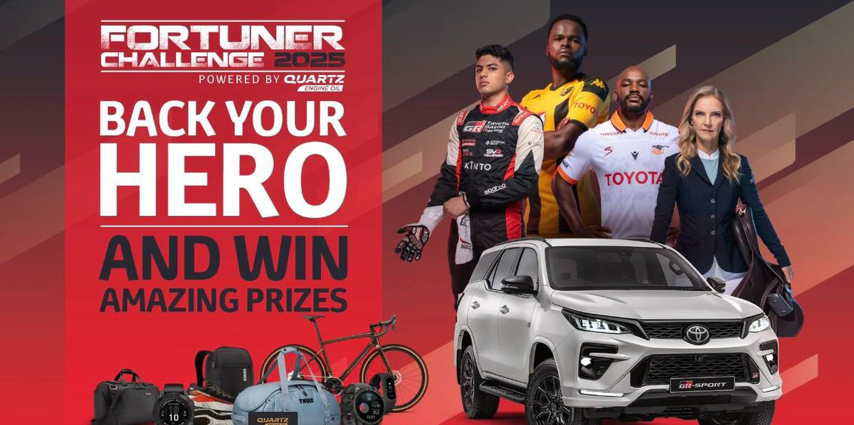 FOOTBALL faithful. It’s time to back your hero. Vote for me in the Fortuner challenge and stand a chance to win great prizes

fortunerchallenge.co.za/heroes/willard…