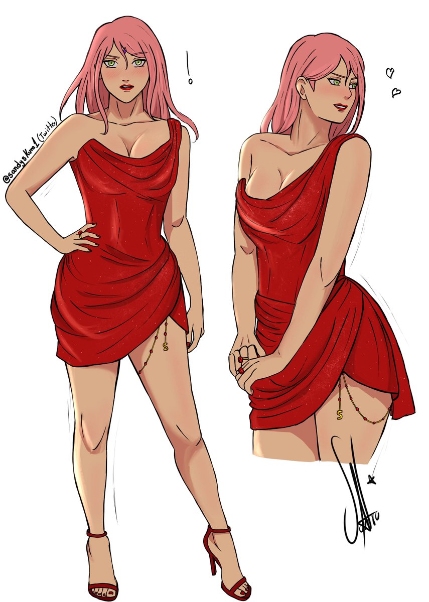Sandyskura1's tweet photo. I was asked to draw this queen with this look ❤️✍️😘

#Sakura #Sasuke #Naruto 
#GRAMMYs https://t.co/CgdQvO2fz6