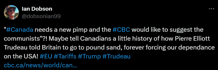Interesting to the responses to this piece here and on BS. There, it's all extreme optimism about the EU riding to Canada's rescue. Here, this is more the speed: cbc.ca/news/world/can…
