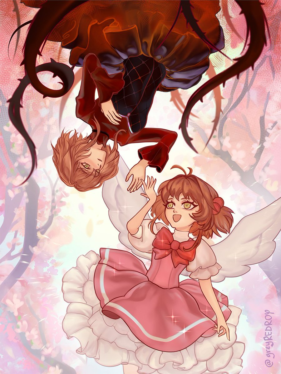 well i guess it's time to post the art i made for #CLAMP_tabletgame ✨

#sakurakinomoto #CCさくら #ccs #clamp