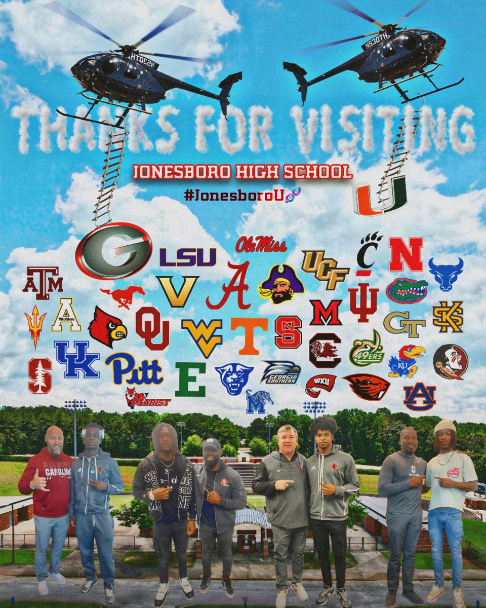 CoachCarmichEAL's tweet image. THANK YOU to all the college coaches/teams that stopped by Jonesboro High School for the Winter 2025 contact period #JonesboroU🧬

50+ Visitors (2 In A 🚁🚁) &amp;amp; 30+ NEW Offers

Prospect List📋: drive.google.com/drive/u/0/mobi…