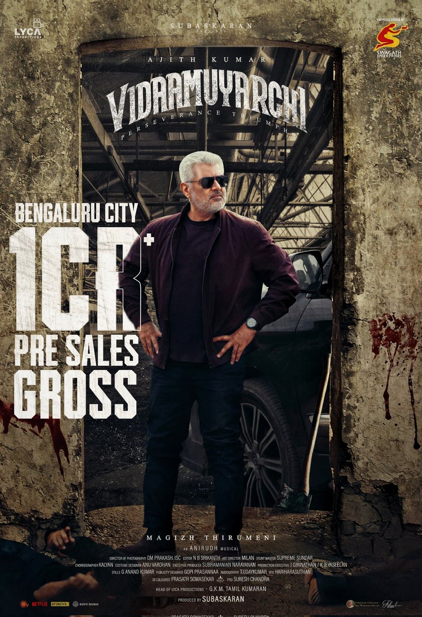 SwagathOffl's tweet image. Unbelievable! #VIDAAMUYARCHI crosses 1Cr+ gross in under 32 hours! The movie Mania is real! 🔥🎟️

Book your tickets now @bookmyshow
@Paytm @lifeindistrict

#VidaaMuyarchiFromFeb6 #VidaaMuyarchi 
#AjithKumar