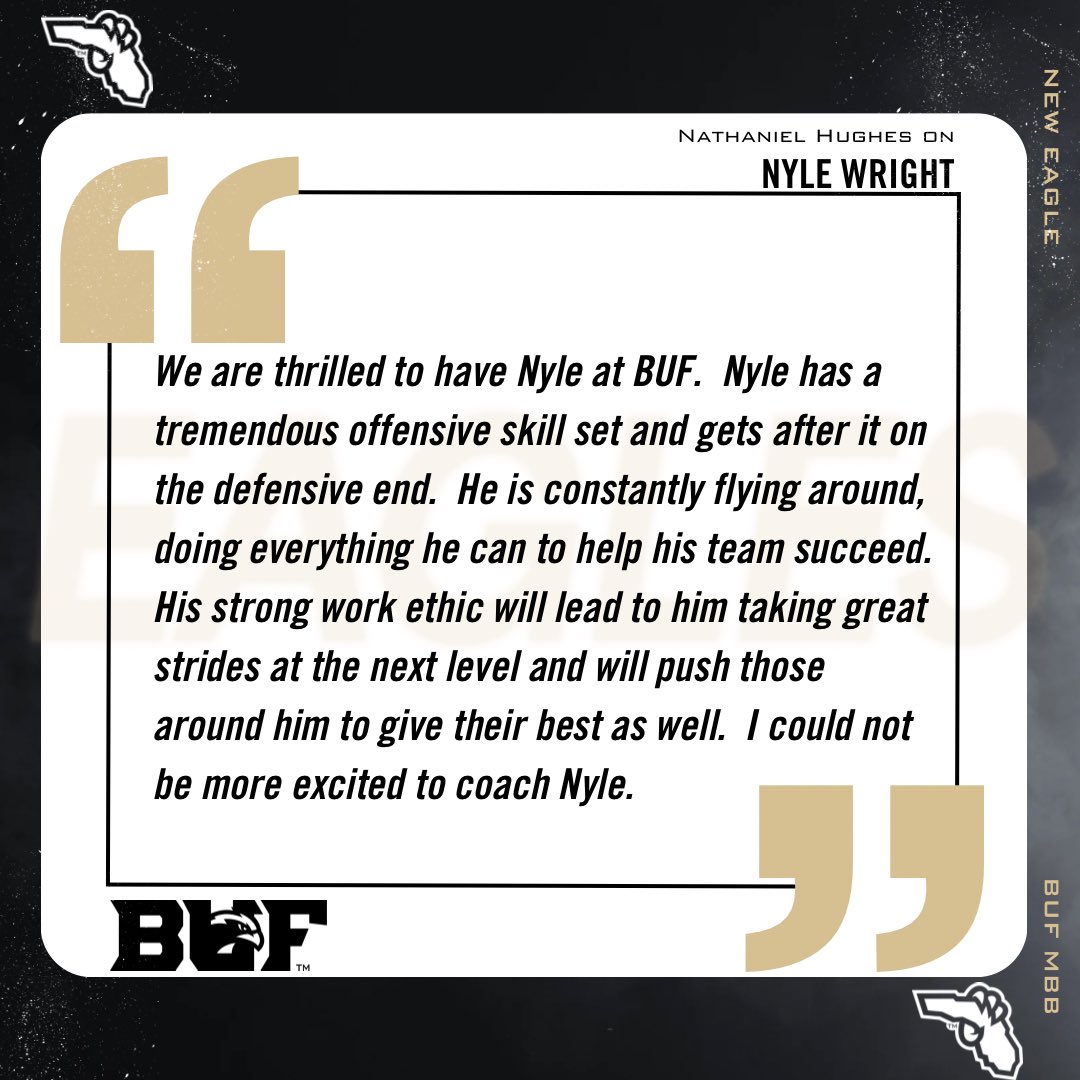Nyle Wright <a href="/NyleWright2025/">Nyle Wright</a> ➡️ Signed 💯#BUFHoops #ToTheEnd 🦅