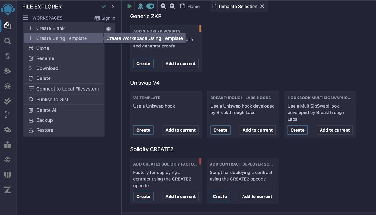🎧🎶Did You Know❓ Remix has @Uniswap V4 templates already! Go here👇🏼and  look up 