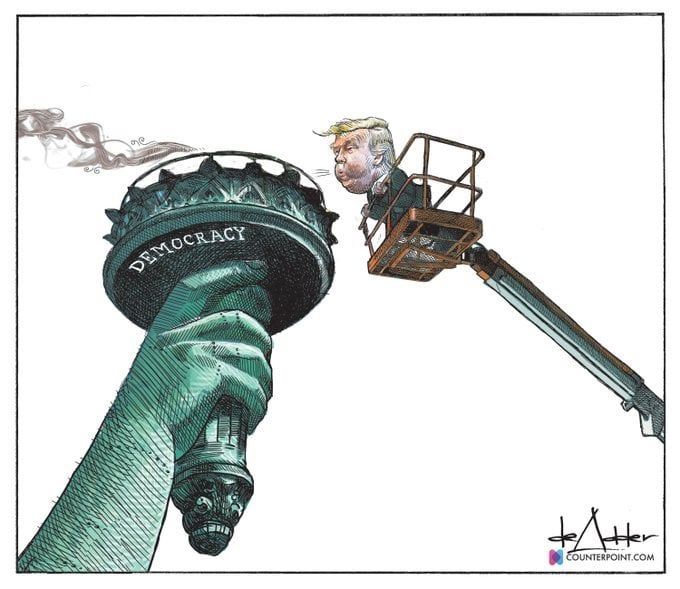 namwella1961's tweet photo. Musk and Trump have taken this country hostage.

We've seen Canada and Mexico fight back, when will Democrats do something?
#ProudBlue Great Depression #TrumpisaNationalDisgrace National Guard #TrumpIsUnfitForOffice #TheTurdReich #Felon47 #FOTUS https://t.co/QdfHU2gnT5