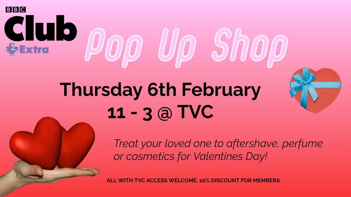 Treat your loved one to aftershave, perfume or cosmetics for Valentines Day!