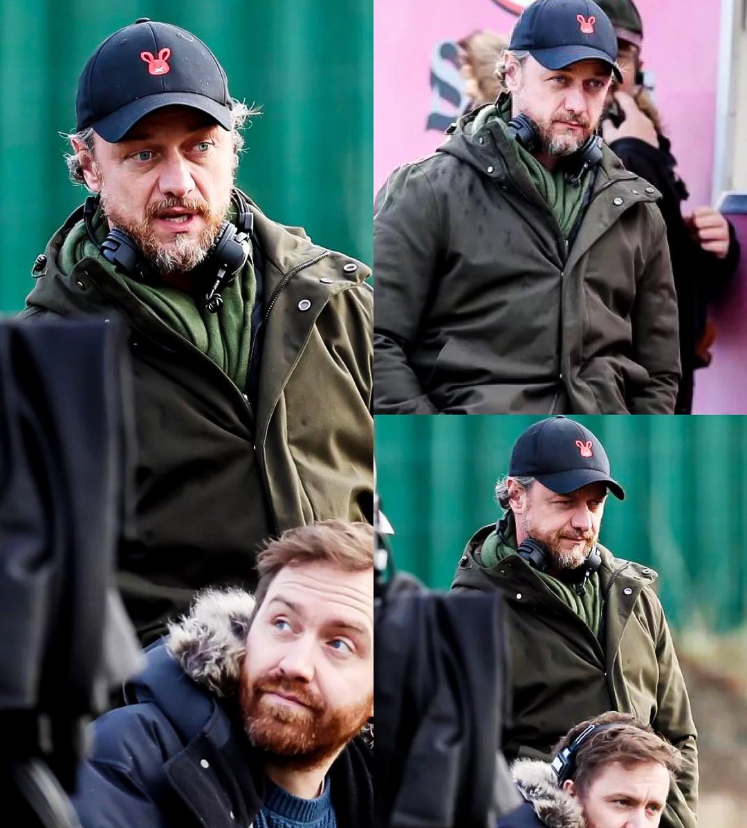 James McAvoy on the set of his directorial debut ‘CALIFORNIA SCHEMIN’.