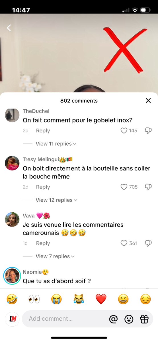 t_ce64's tweet photo. Les Camerounais sont trop bizarres 😹. https://t.co/HLhWdfznFa