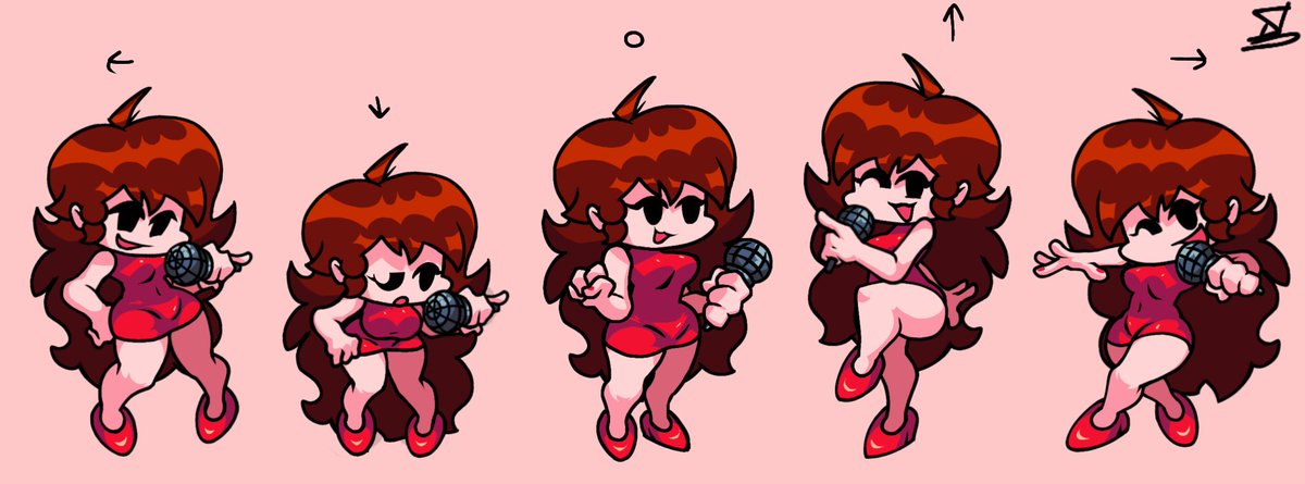 Won't tease much after this 
Full gf sprite by me
#fnfgf #fnf #fridaynightfunkin #fnfgirlfriend