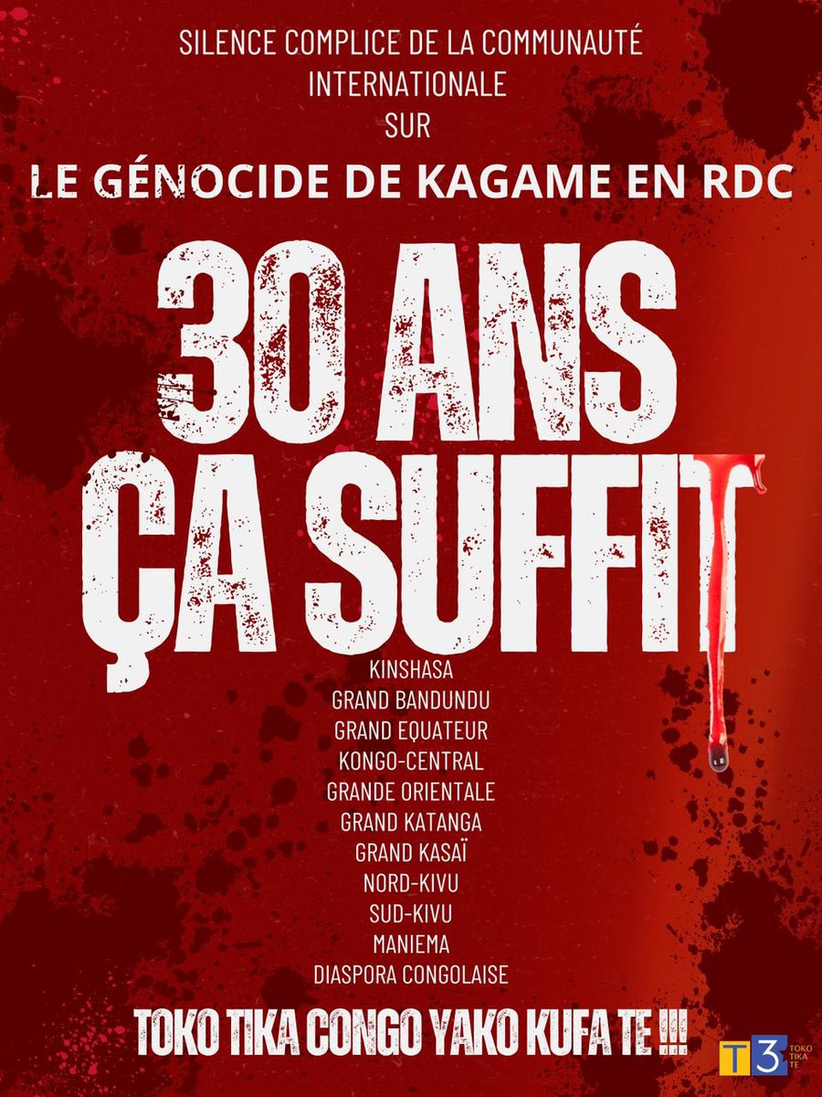 shaloom_ak's tweet photo. #RwandaIsKillingInDRC
#BoycottRwandaNow
#StandWithDRC https://t.co/s6Ee1Bt3op