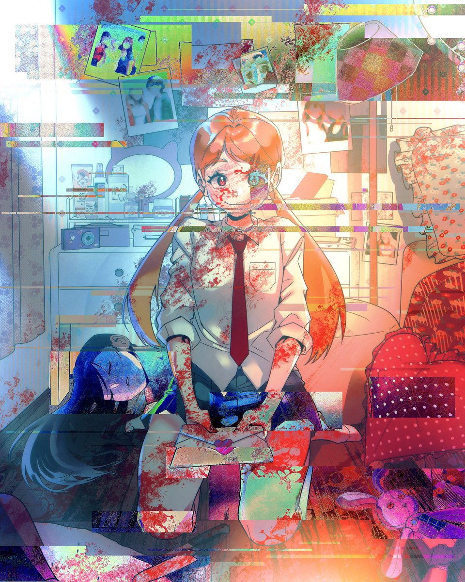 (유혈, 호러O)
배경 그리는 거 재밌다 !