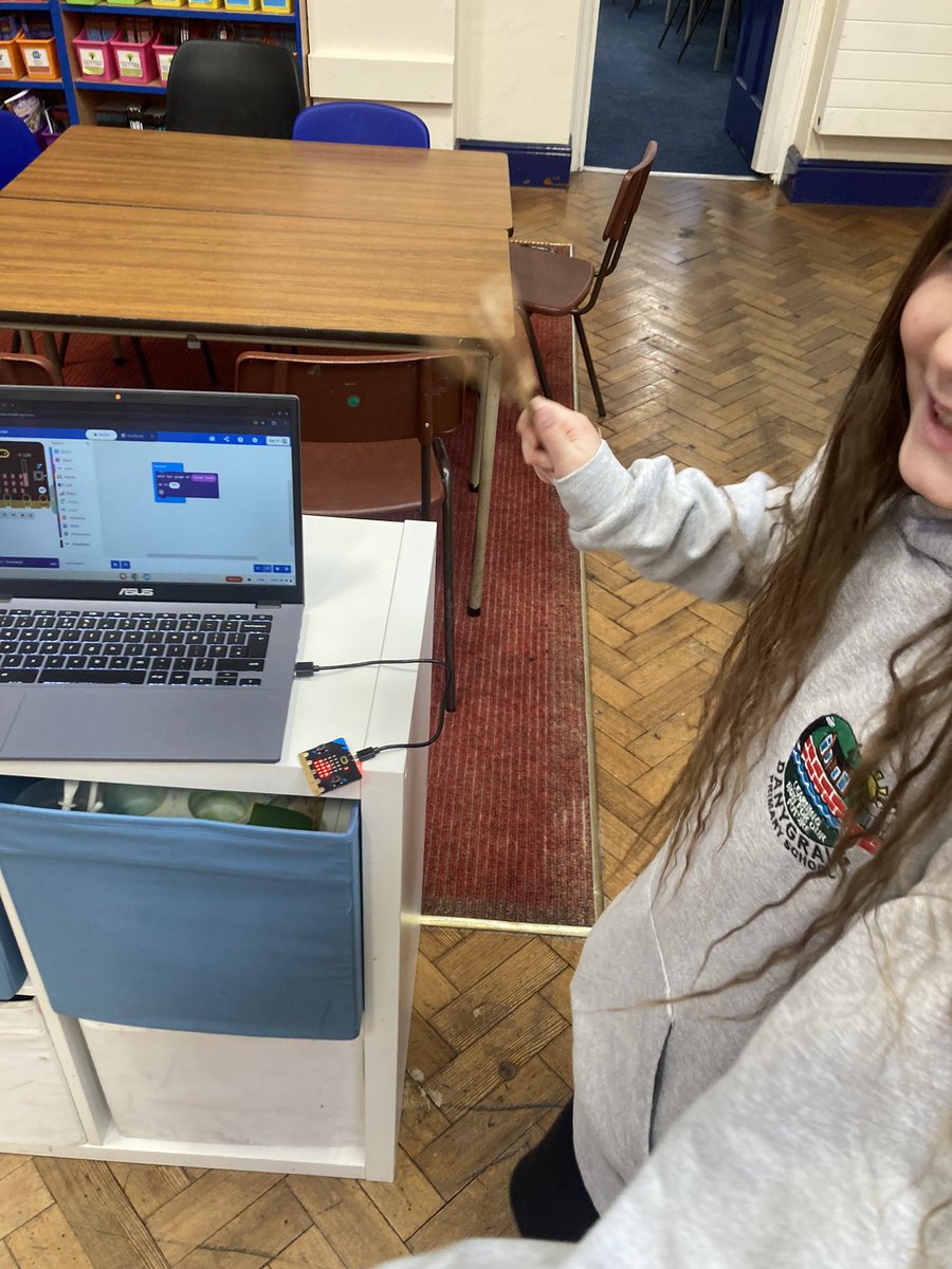 DanygraigP's tweet photo. Y5/6F have been coding microbits to measure the volume of sound.
We used instruments to test it and tried to find the quietest place in the school.
#dygpscitech https://t.co/qIGmGTqkqR