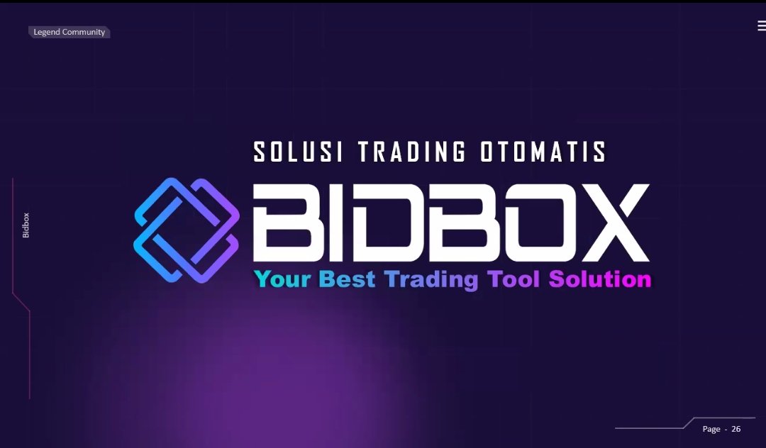 HadiCirebon2's tweet photo. Solusi trading otomatis 
Bidbox full auto
#tradingfuture #tradingcrypto #ai #bot #cuan #antimc #financial https://t.co/r1s0nKddnH