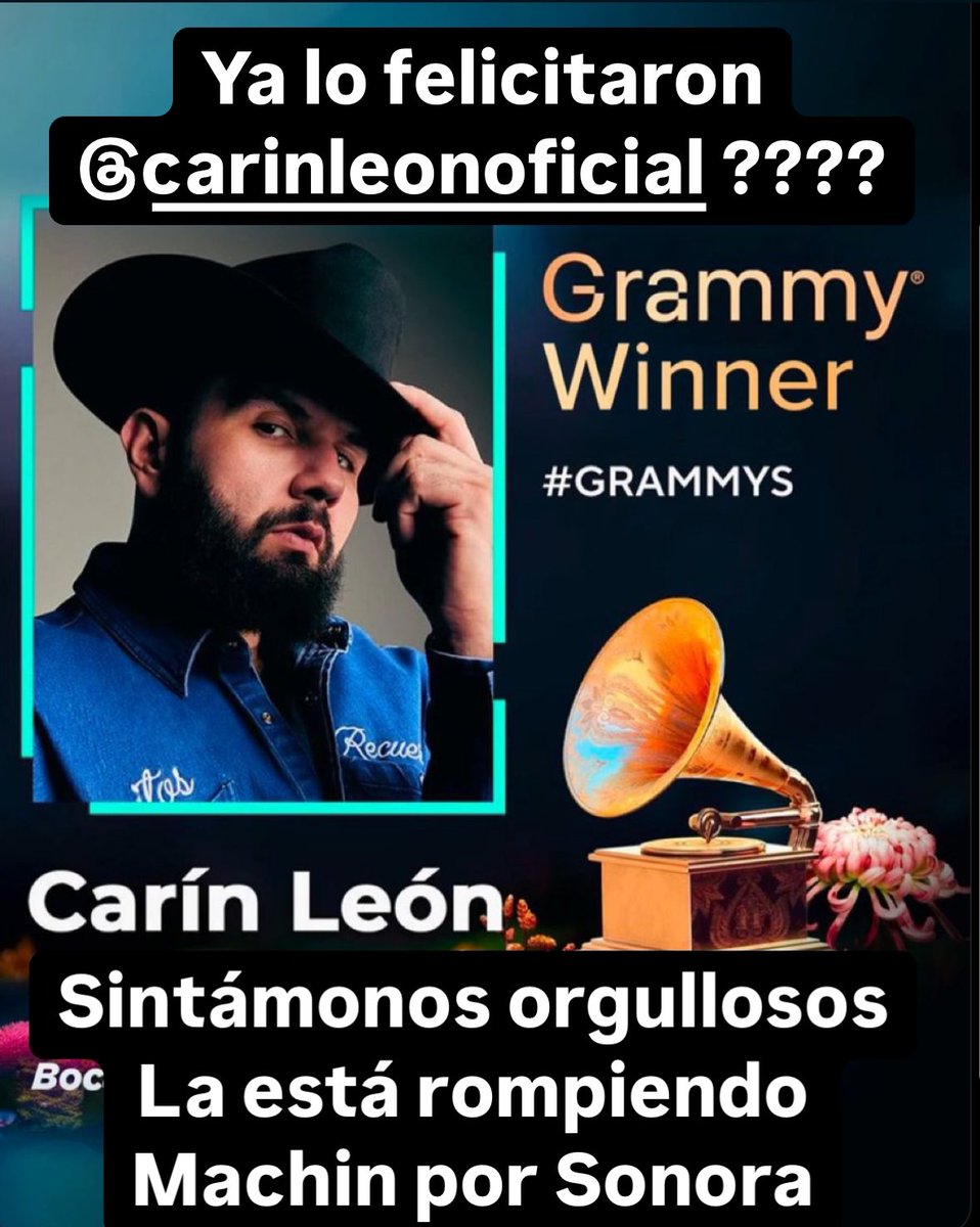 Hagámosle al <a href="/carinleonofi/">CARIN LEON</a> un desfile de campeonato  <a href="/tonoastiazaran/">Antonio Astiazarán</a> <a href="/ProyectoPuente/">Proyecto Puente</a> <a href="/sergiovallep/">Sergio Valle Padrés</a> <a href="/michelleriveraa/">Michelle Rivera</a> se lo merece