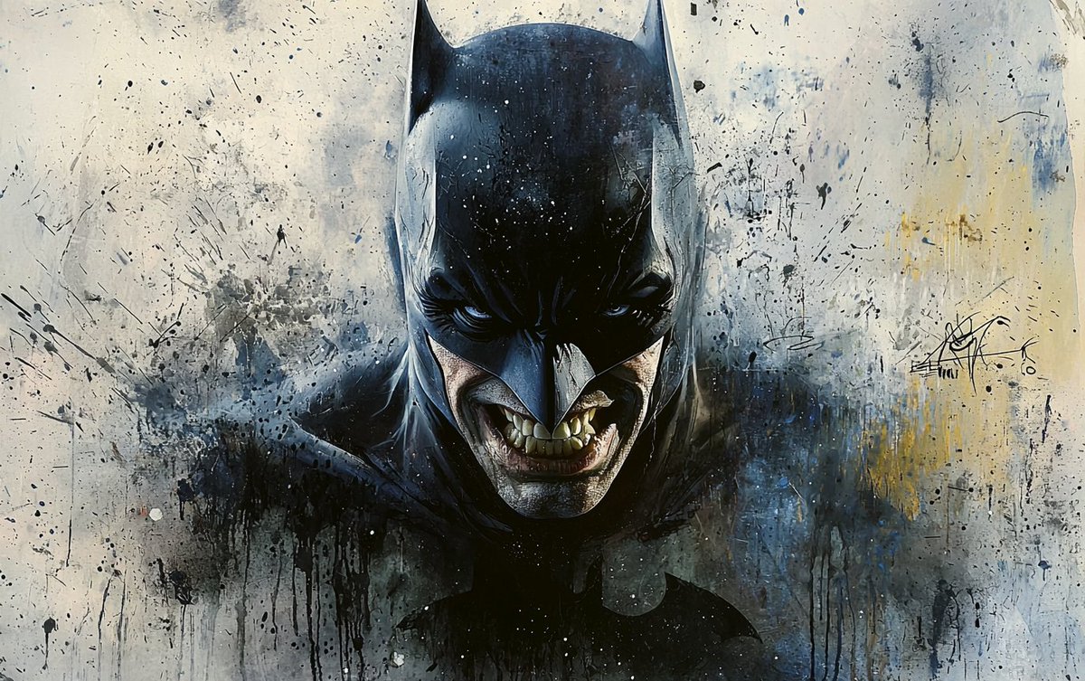 Angry Batman #AIArt #comics #DigitalArt #Batman  #art