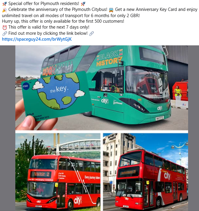 Plymouth Citybus tweet media