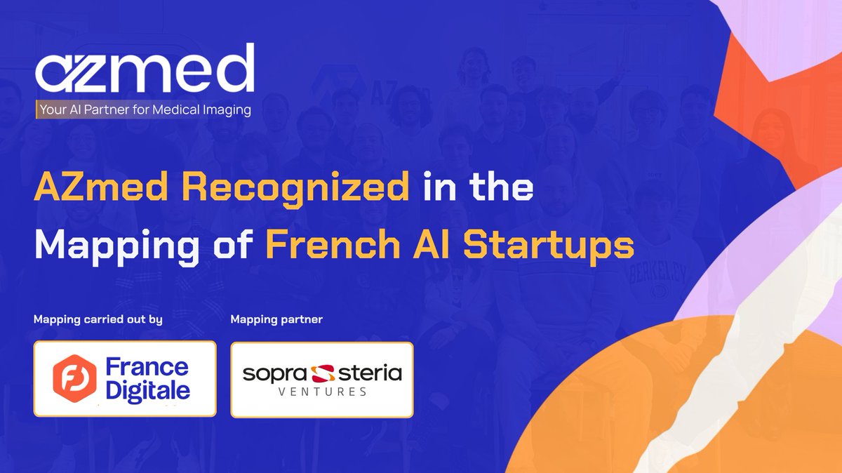 AZmed_AI's tweet image. AZmed is proud to be listed in the "Mapping des startups françaises de l’IA," which highlights 750 AI startups.
The AI ecosystem in France continues to grow, with a 27% increase in AI startups since 2023. Among them, healthcare leads the way with 99 startups driving innovation.…