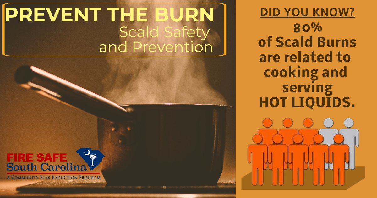 SCStateFire's tweet photo. Hot liquids burn like fire!
Prevent the burn!
Click here to learn more about Scald Safety: https://t.co/5WU8GUIeMK
#BurnPrevention #ScaldSafety #SafetyFirst #HotLiquidSafety #AccidentPrevention #FireSafeSC #CRR https://t.co/mvRlAY47ci