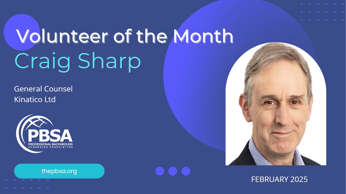 Congrats to Craig Sharp! Our February Volunteer of the Month.

Learn more about Craig here - ow.ly/nGNz50UNebL