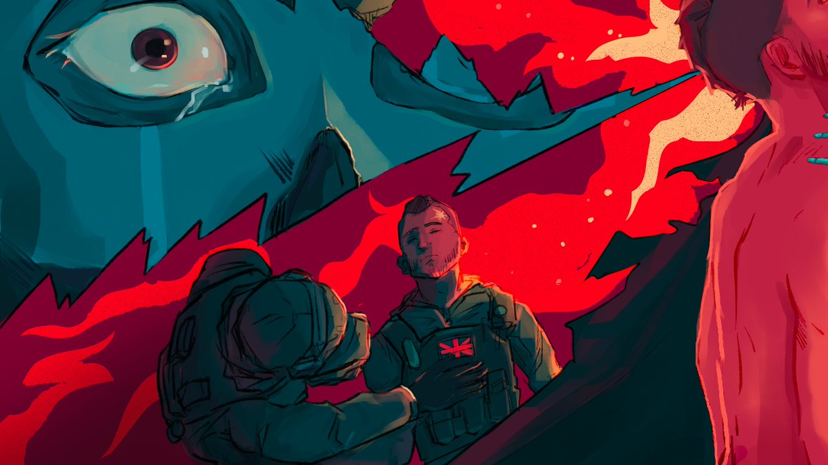 limerence (@mildlimerence) on Twitter photo Excited to finally share my preview for the <a href="/SoapJournalZine/">Soap's Journal Zine</a> ❤️🧡💙
Pre-orders are closed T-T I'm just tragically slow.
But I've done some merch and other stuff which I'll hopefully share soonish :') Excited to finally share my preview for the <a href="/SoapJournalZine/">Soap's Journal Zine</a> ❤️🧡💙
Pre-orders are closed T-T I'm just tragically slow.
But I've done some merch and other stuff which I'll hopefully share soonish :')