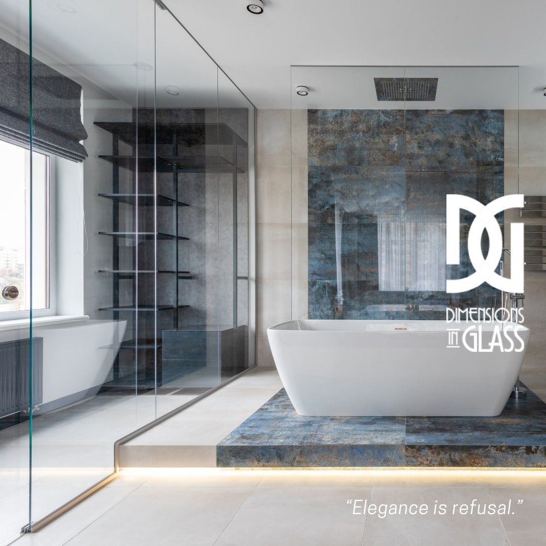 Dimensions_CT's tweet image. “Elegance is refusal.” — Coco Chanel.
.
.
#customglassdesign #specialtyglass #luxuryhome #luxurybath #framelessglass #glassshower #customglass #glassinstallation #Connecticut #Southport #Fairfield #DimensionsInGlass