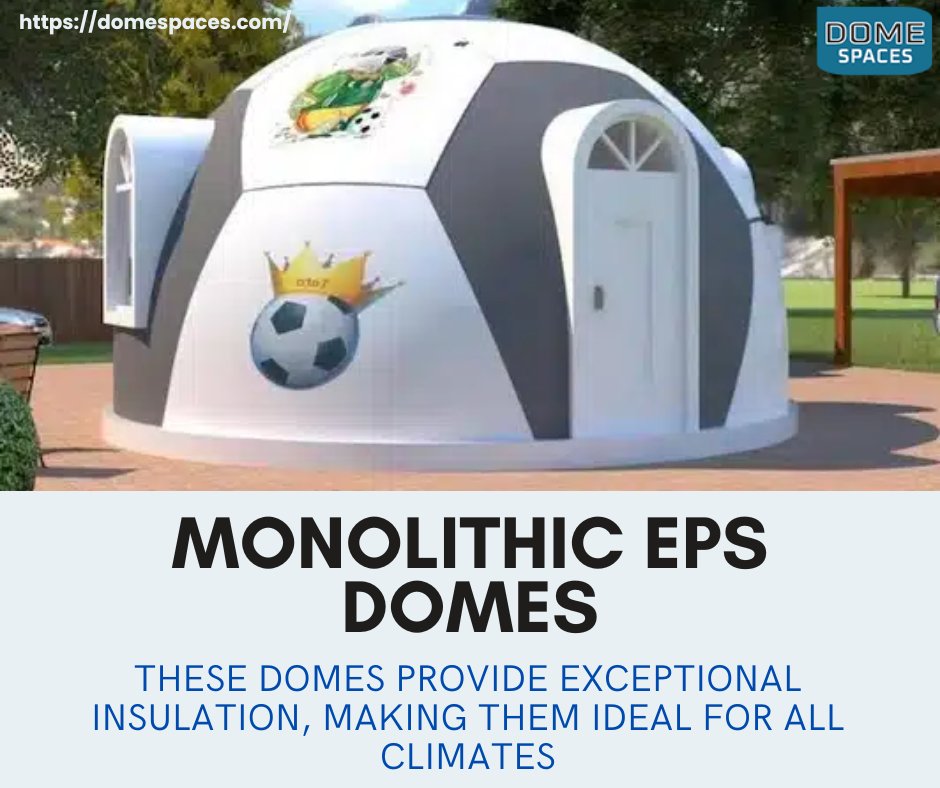 domespaces's tweet image. Discover the innovation of **EPS Domes**, designed for durability, energy efficiency, and modern aesthetics. EPS Domes offers a customizable and eco-friendly solution for futuristic living.

🔗 Learn more: domespaces.com/domes/eps-dome…

#SustainableLiving #EcoHomes #DomeArchitecture