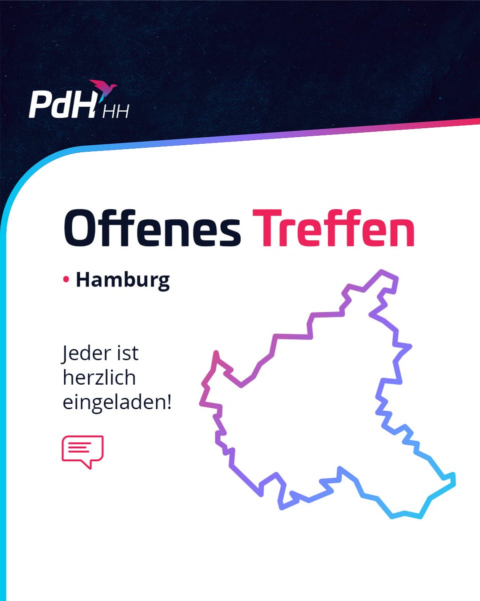 PdH_HH's tweet photo. Es ist heute mal wieder Zeit für unser offenes Treffen!

📍 Feuervogel Wandsbek, Wandsbeker Chaussee 303
📆 03.02.2025, 18:30 Uhr 

Lernt uns kennen, diskutiert mit, bringt eure Ideen ein - jeder ist herzlich eingeladen! https://t.co/ANGpagsYl5