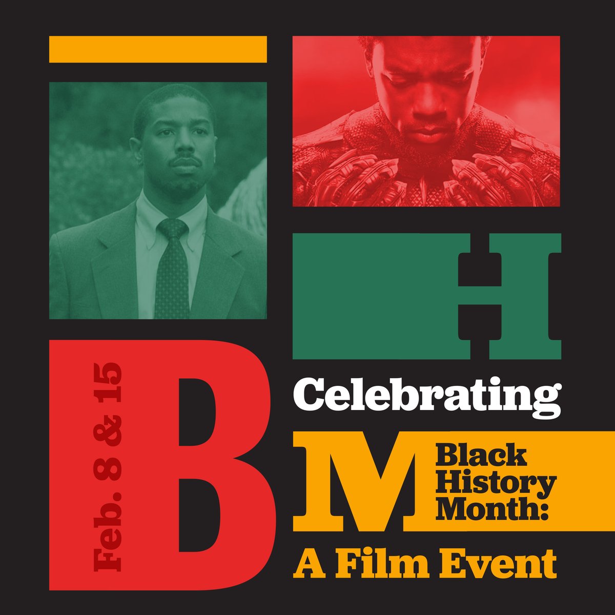 umnSUA's tweet photo. Join us in celebrating Black History Month on campus with two film events in February: Just Mercy on February 8 &amp; Black Panther on February 15! Free lunch, activities &amp; more will be provided for event attendees. Find more events at @UMNews this month at https://t.co/3LJ9SPm4YT https://t.co/cg4YDaiK8N