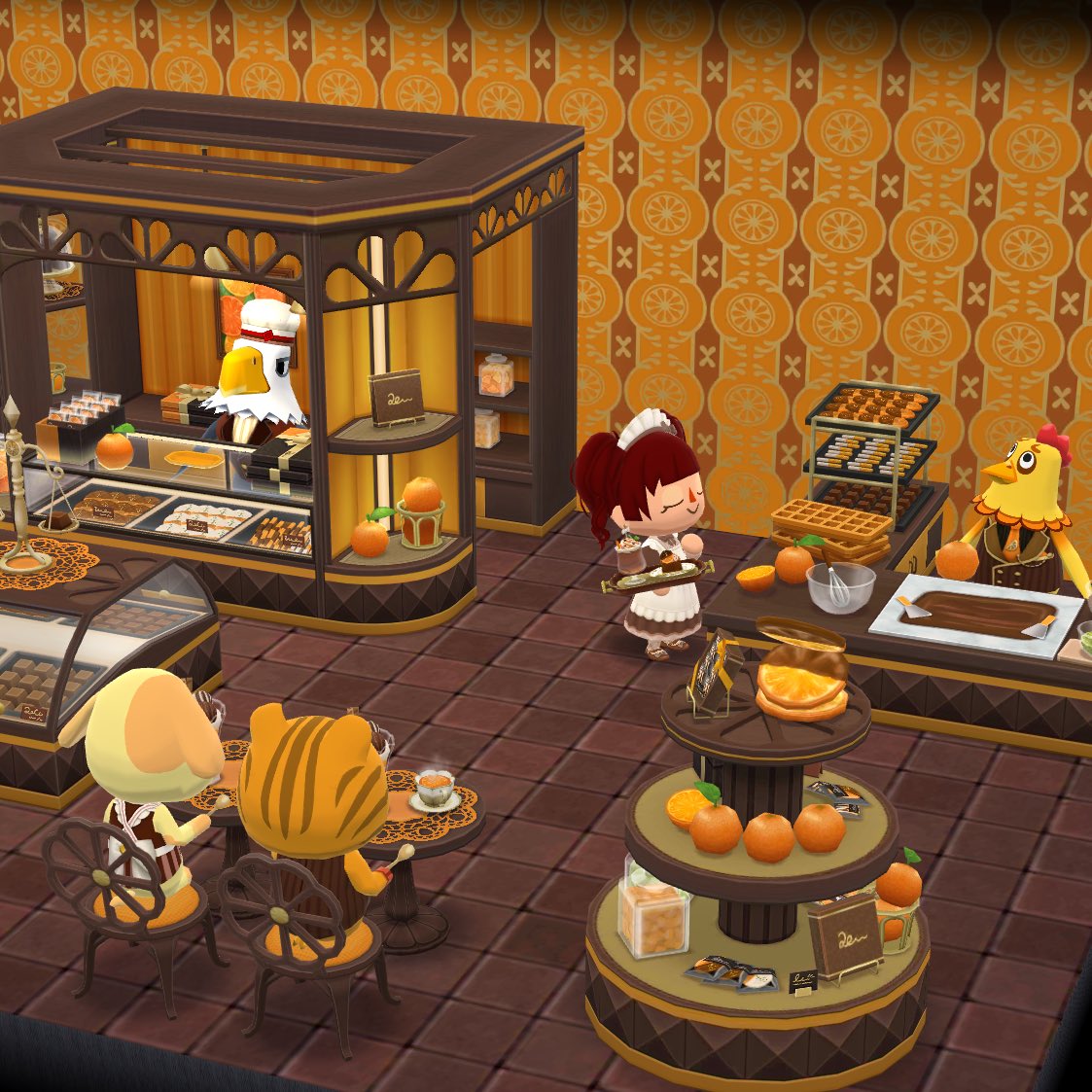 nono__716's tweet photo. とってもかわいいショップができました🍫🍊🫧

#ポケ森
#ポケ森コンプリート https://t.co/QQkwtM8xr8