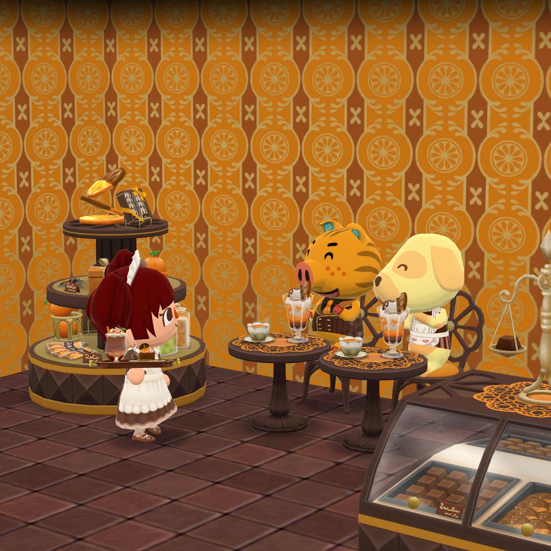nono__716's tweet photo. とってもかわいいショップができました🍫🍊🫧

#ポケ森
#ポケ森コンプリート https://t.co/QQkwtM8xr8