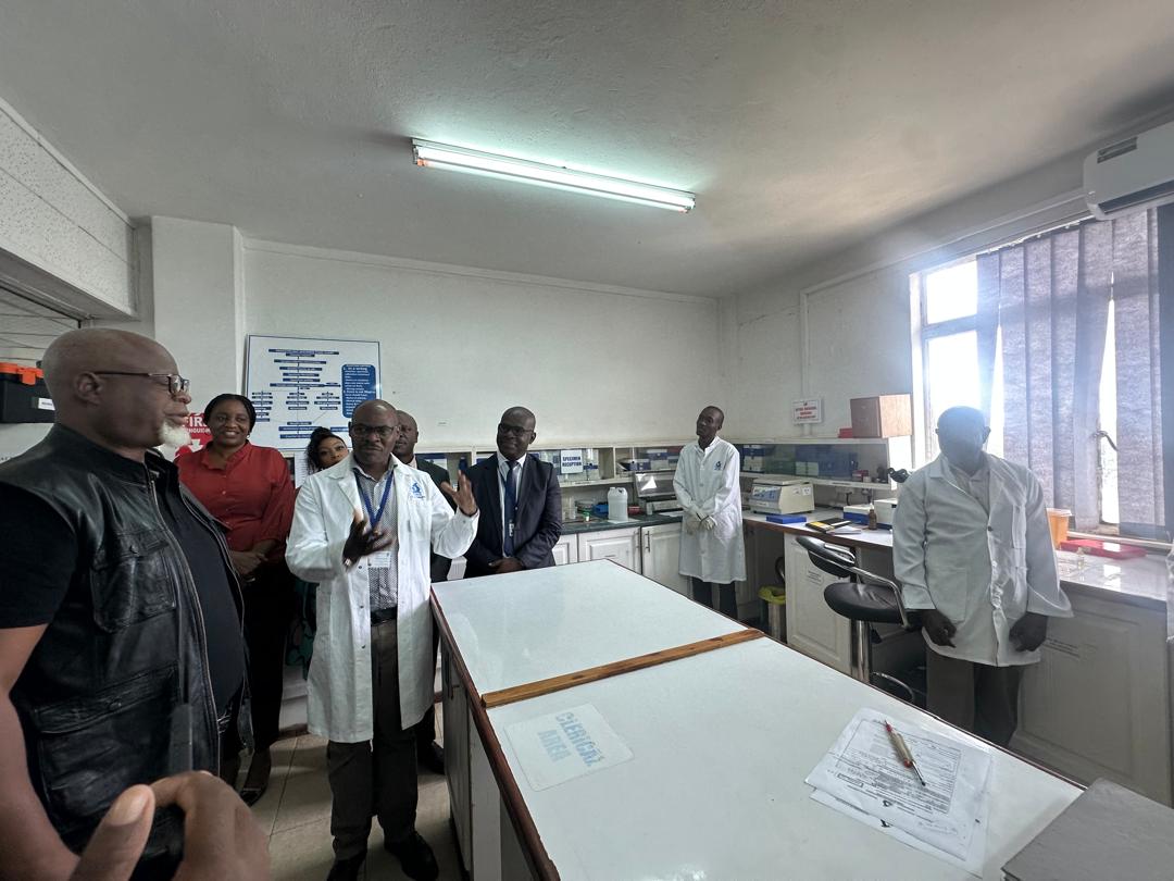 NHRTI_ndola's tweet photo. The MOH Minister today conducted a familiarisation tour of NHRTI ( formerly TDRC) and gave an assurance of government's  support to ensure NHRTI effectively implements its expanded mandated under the new Act. "We shall ensure you get modern equipment for research and training" https://t.co/vTQeUMDOme