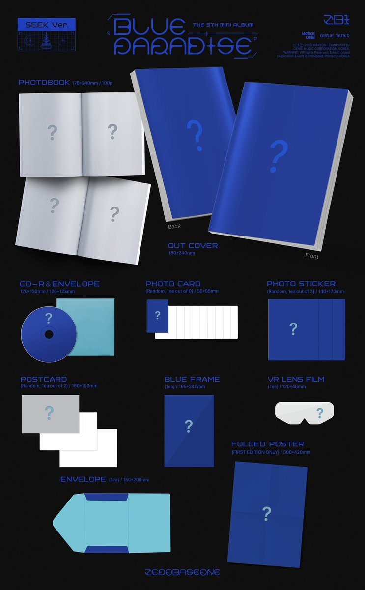 MeltingGOs's tweet photo. [ITA/EU] ZEROBASEONE 𝗕𝗟𝗨𝗘 𝗣𝗔𝗥𝗔𝗗𝗜𝗦𝗘 GO!

ALBUM (HIDE Ver. or SEEK Ver.) + POB 16€
SET (HODE Ver. &amp; SEEK Ver.) + POBs 30€
POB only 8€

deadline: 20/02

Pls remember to claim the POB member on Instagram or DM us here! / Claimate il membro per le pob su ig o nei DM! https://t.co/PzljJdbH7I