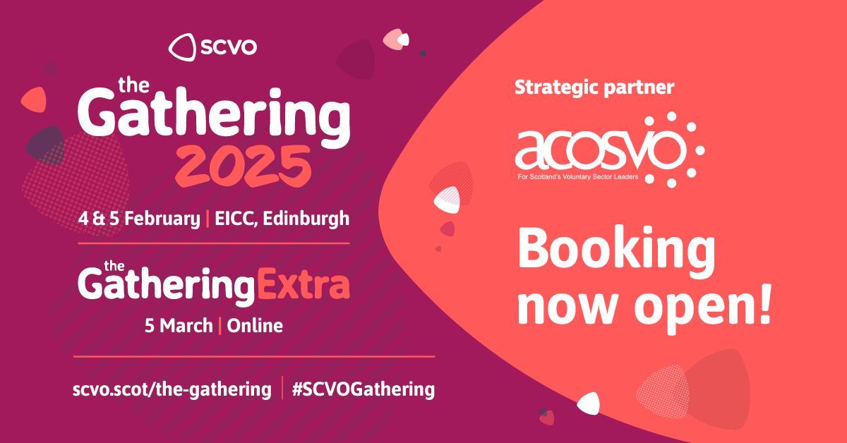 Tomorrow's the day! 🎉 #SCVOGathering kicks off at EICC! Haven't registered yet? Last-minute spots may still be available for some sessions. Join thousands of voluntary sector colleagues on Feb 4-5. Check availability: bit.ly/3VHwAt6
