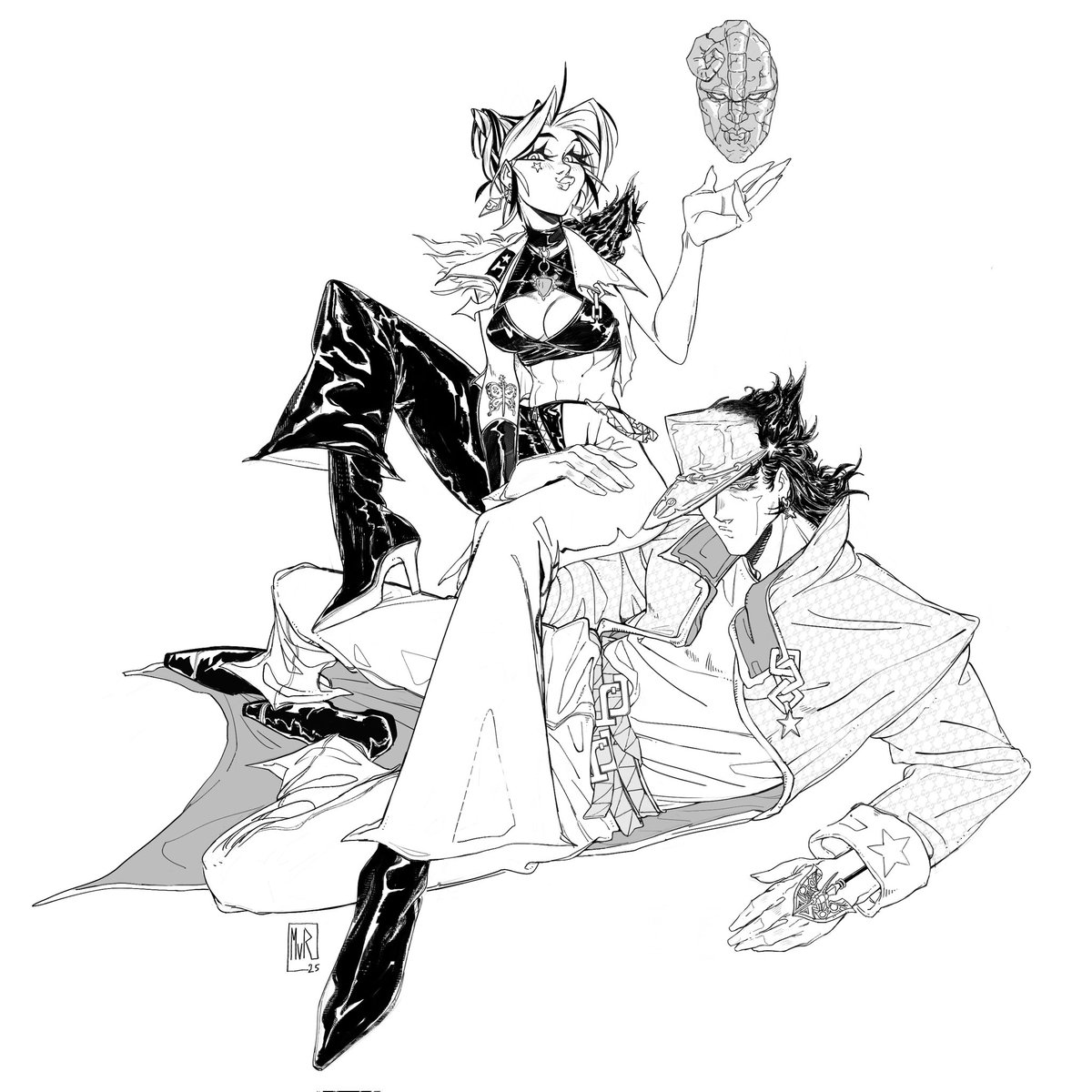 exe_mur's tweet photo. My version of Jotaro and Jolyne togheter!

#jojosbizarreadventure 
#jojo 
#art 
#fanart https://t.co/5vhkSAX9Gq