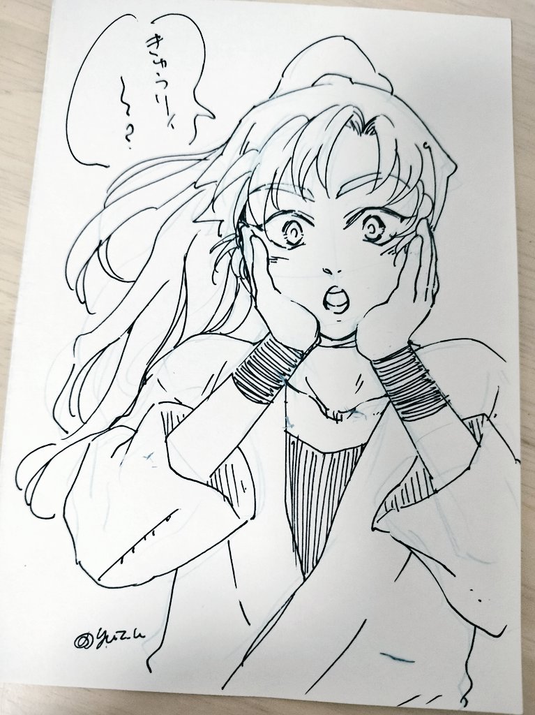 原作のこの驚き方可愛いネッ 