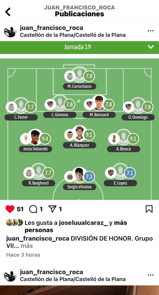 jvm060477's tweet photo. @juanfroca   @jesusvalverdee_  🔴⚪️
Once de la jornada 19 #Juvenildivisiondehonorgrupo7
@canteragrana https://t.co/hS9Go0vt0c