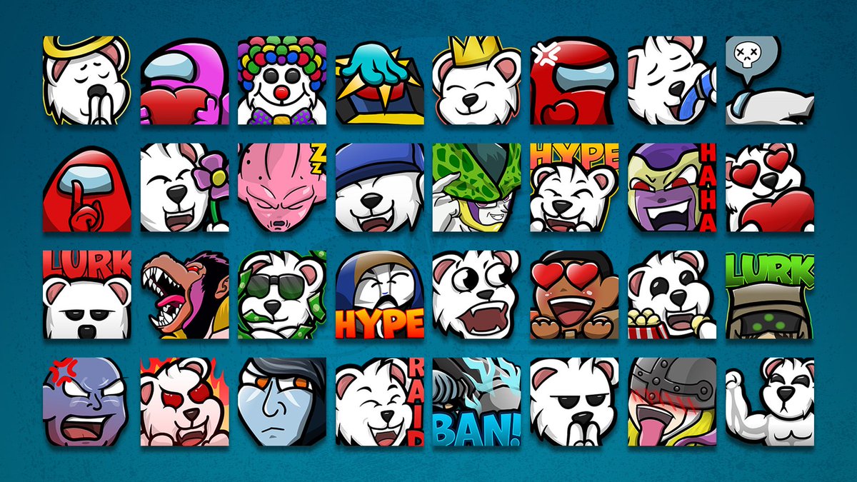 🎮🔥 Custom emotes make your stream stand out &amp; keep your community engaged! From hype to inside jokes, we create designs that fit your style. Ready to level up? Let’s create something awesome! 🚀 #CustomEmotes #TwitchGraphics #StreamerBranding  #design #designer #digitalart