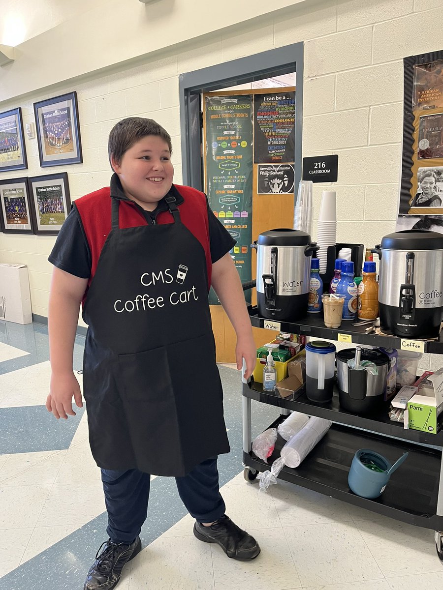 Starting Monday with a great cup of coffee at <a href="/ChathamMiddle/">CMS</a> ! #SeeThePossibilities